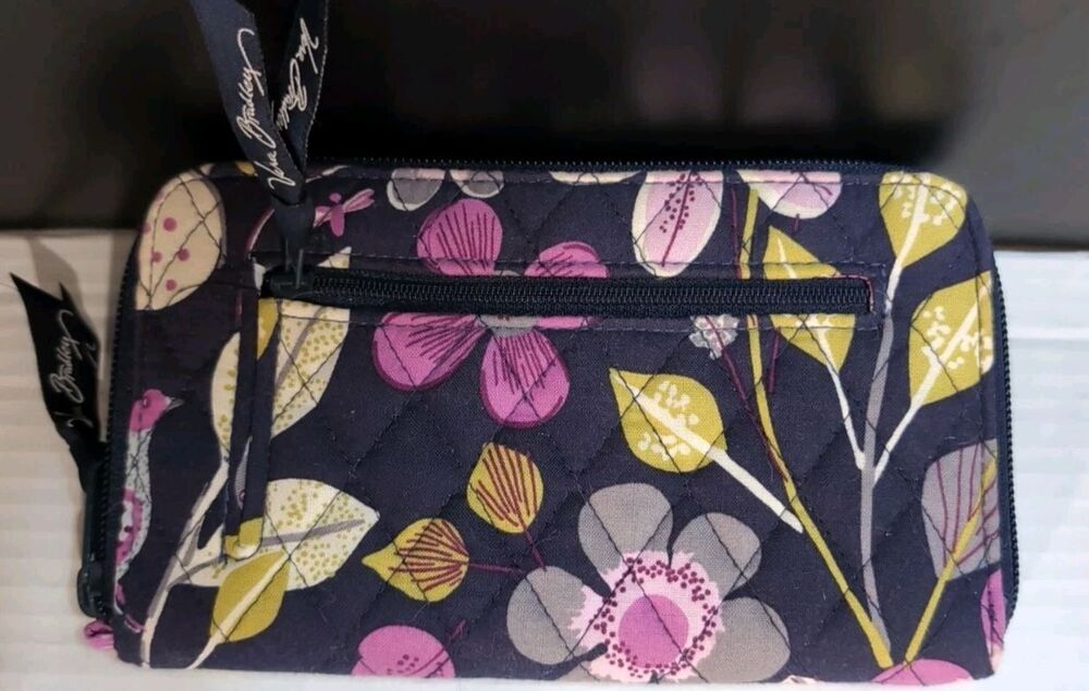 Vera Bradeley nightingale zip around wallet